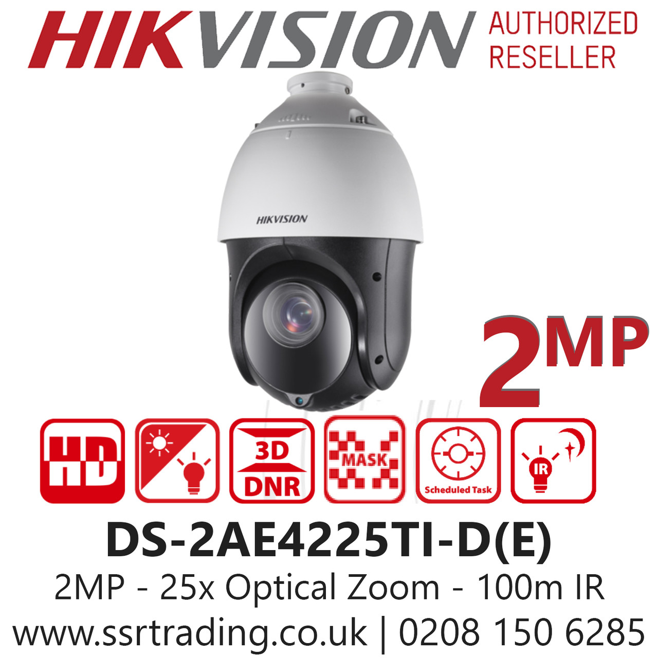 hikvision 2 mp ir turbo ptz 4-inch