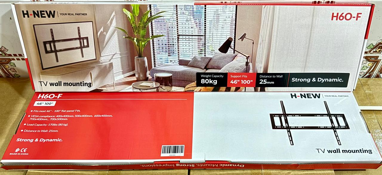 SUPPORT TV FIXE H60-F