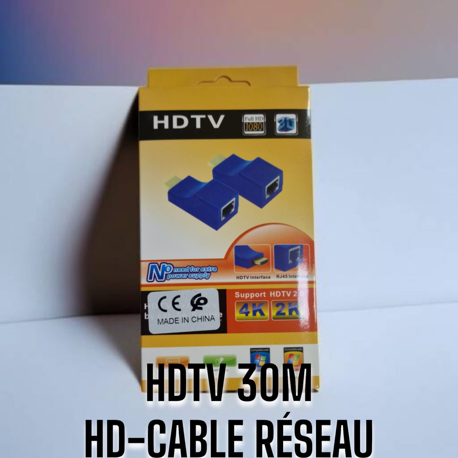 hdtv by cat-5e/6 cable 30m
