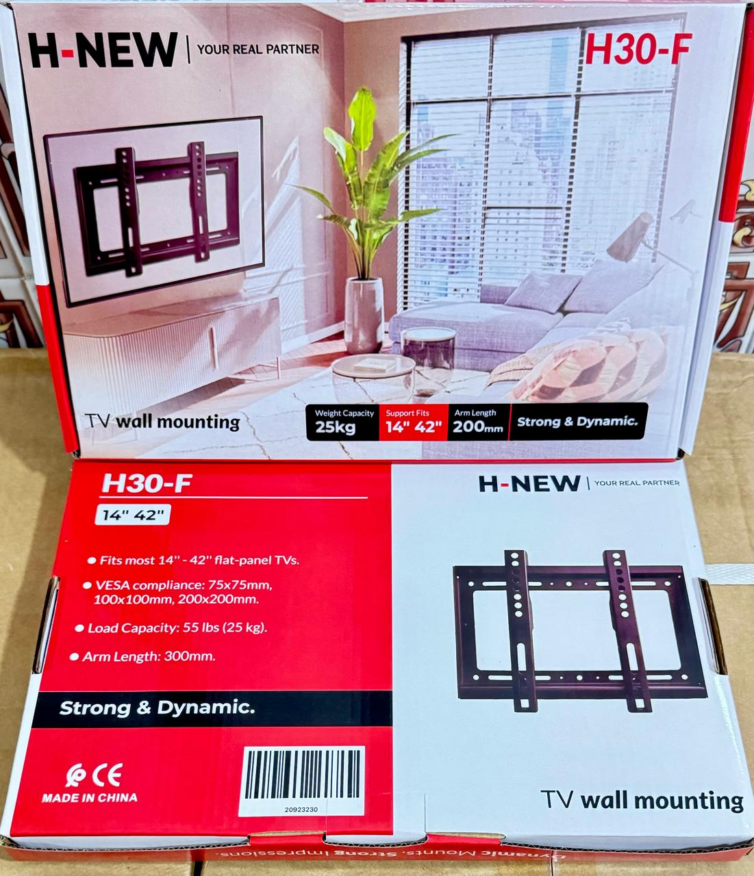 SUPPORT TV FIXE H30-F