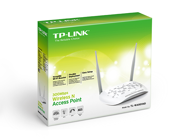 TP LINK TL-WA801ND ROUTER WiFi 4 (N 300 Mbps)