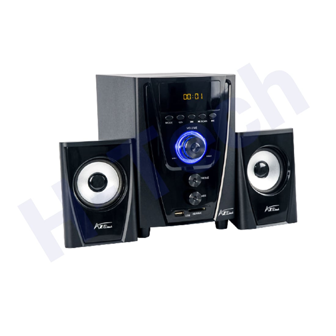 azatech az-bs-50 channel multimedia speakers 2.1
