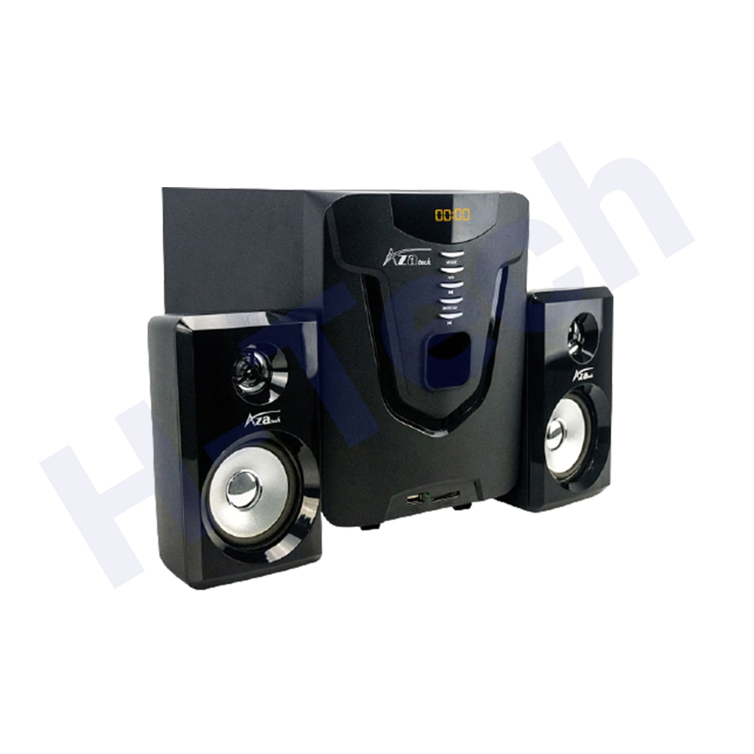 azatech az-707 channel multimedia speakers 2.1