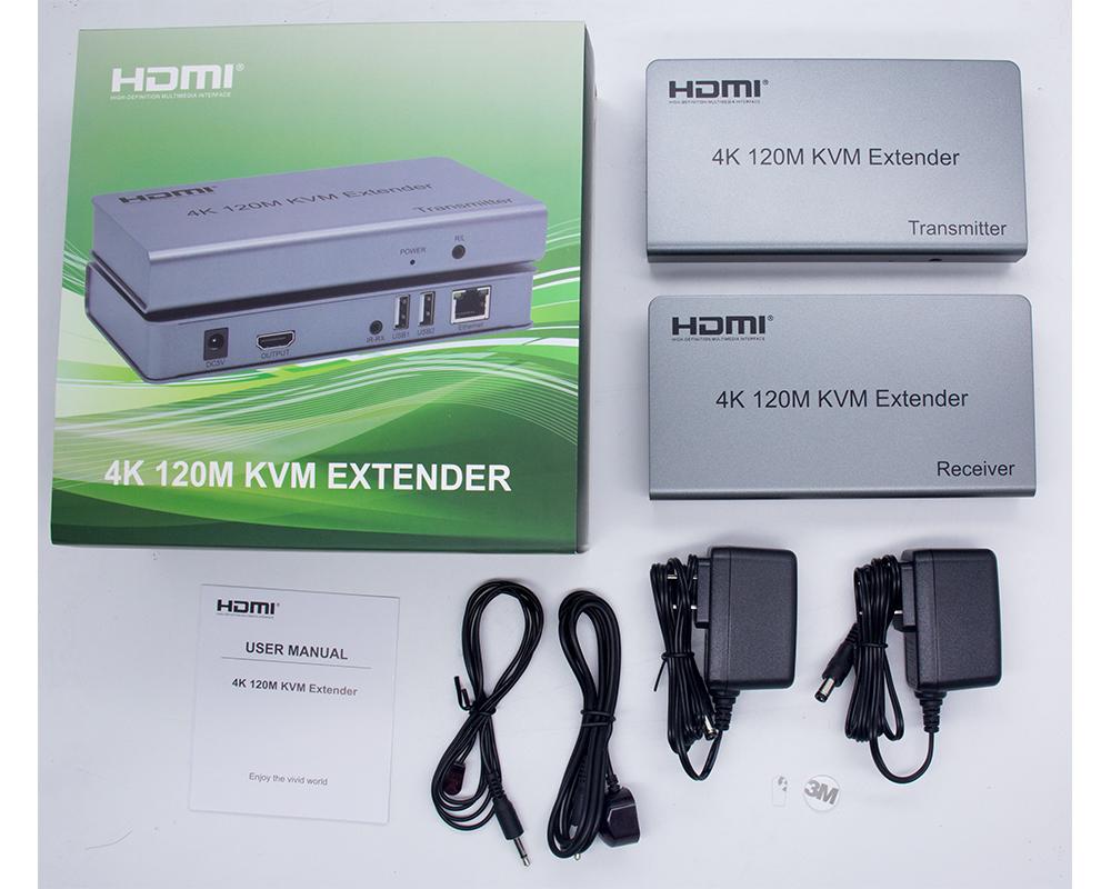 hdmi 4k 120m kvm ip extender