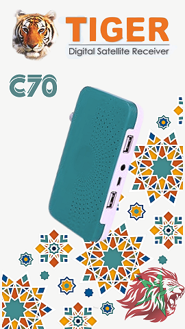 MINI HD DVB-S2 RECEPTEUR TIGER C70