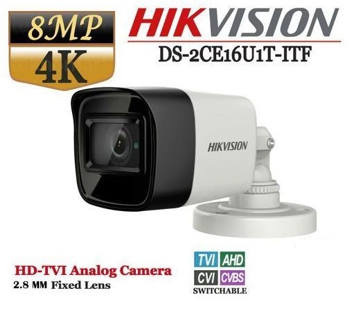 hikvision 8 mp 4k camera etanche