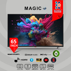 télévision magic mg65v24usbt2/13 uhd