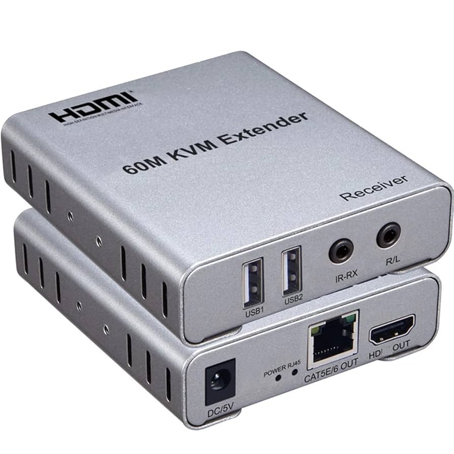 HDMI 60M KVM EXTENDER WITH AUDIO
