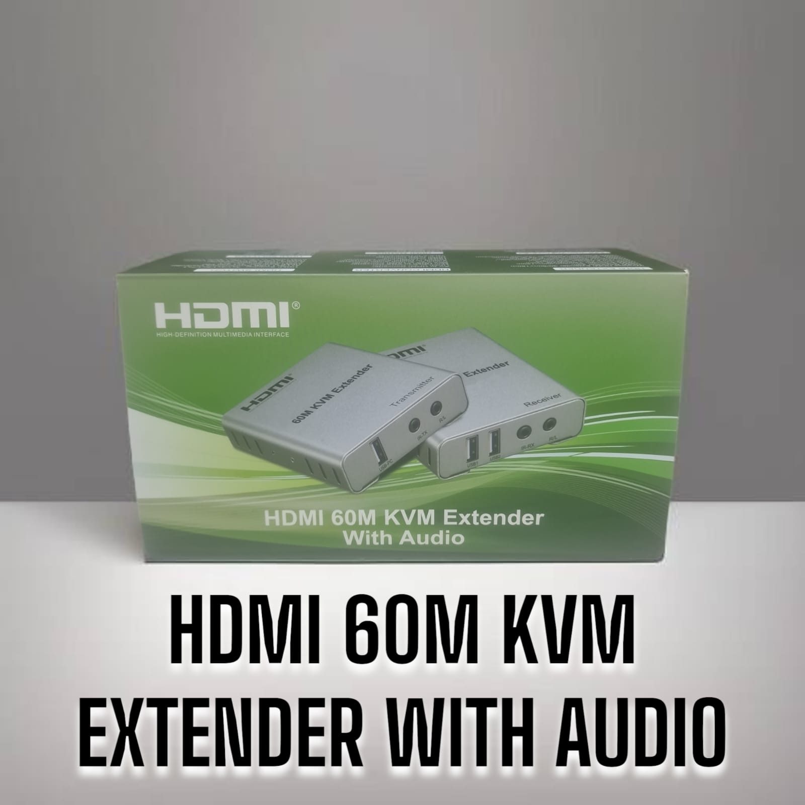 HDMI 60M KVM EXTENDER WITH AUDIO
