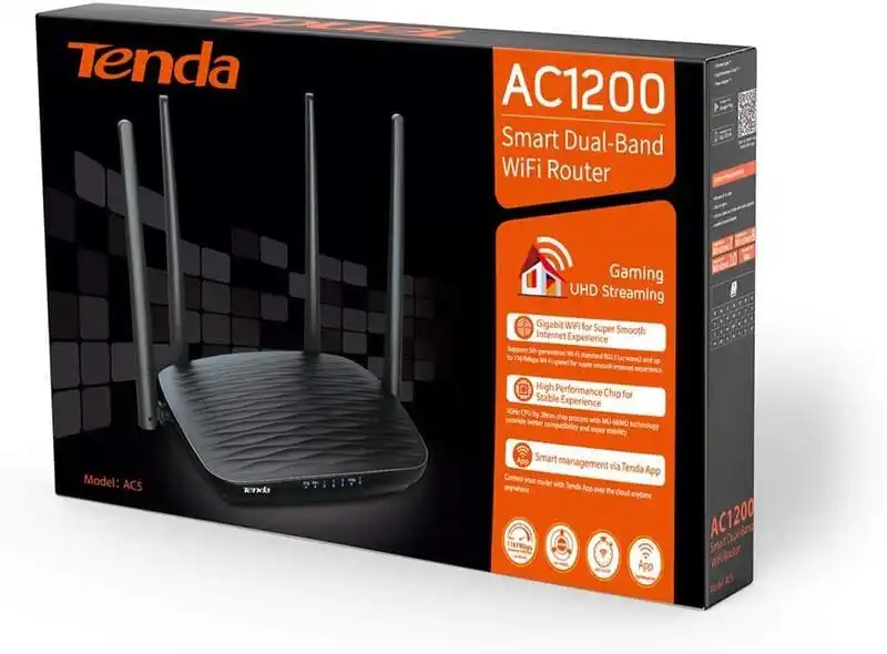 tenda ac5 routeur wifi smart double bande ac1200