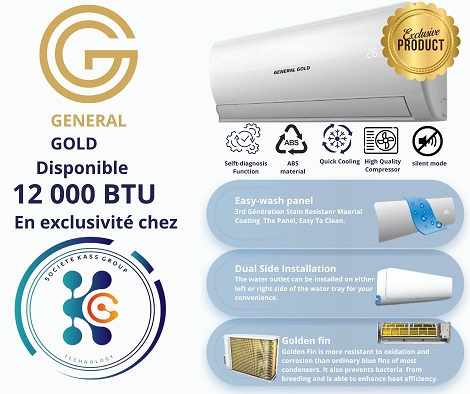 climatiseur general gold